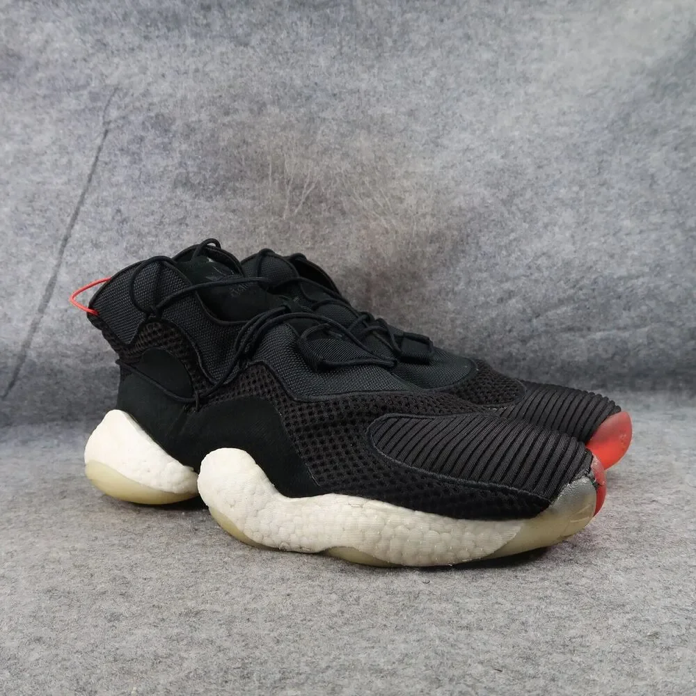 Adidas Shoes Mens 13 Sneaker Crazy BYW Core Black Athletic High Top Knit Comfort